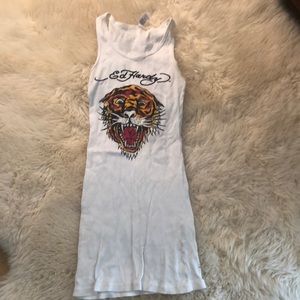 Ed Hardy Long tank top